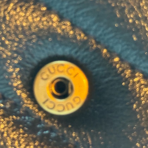 Gucci Black and Gold Chain Bag with Red Trim - Picture 6 of 10